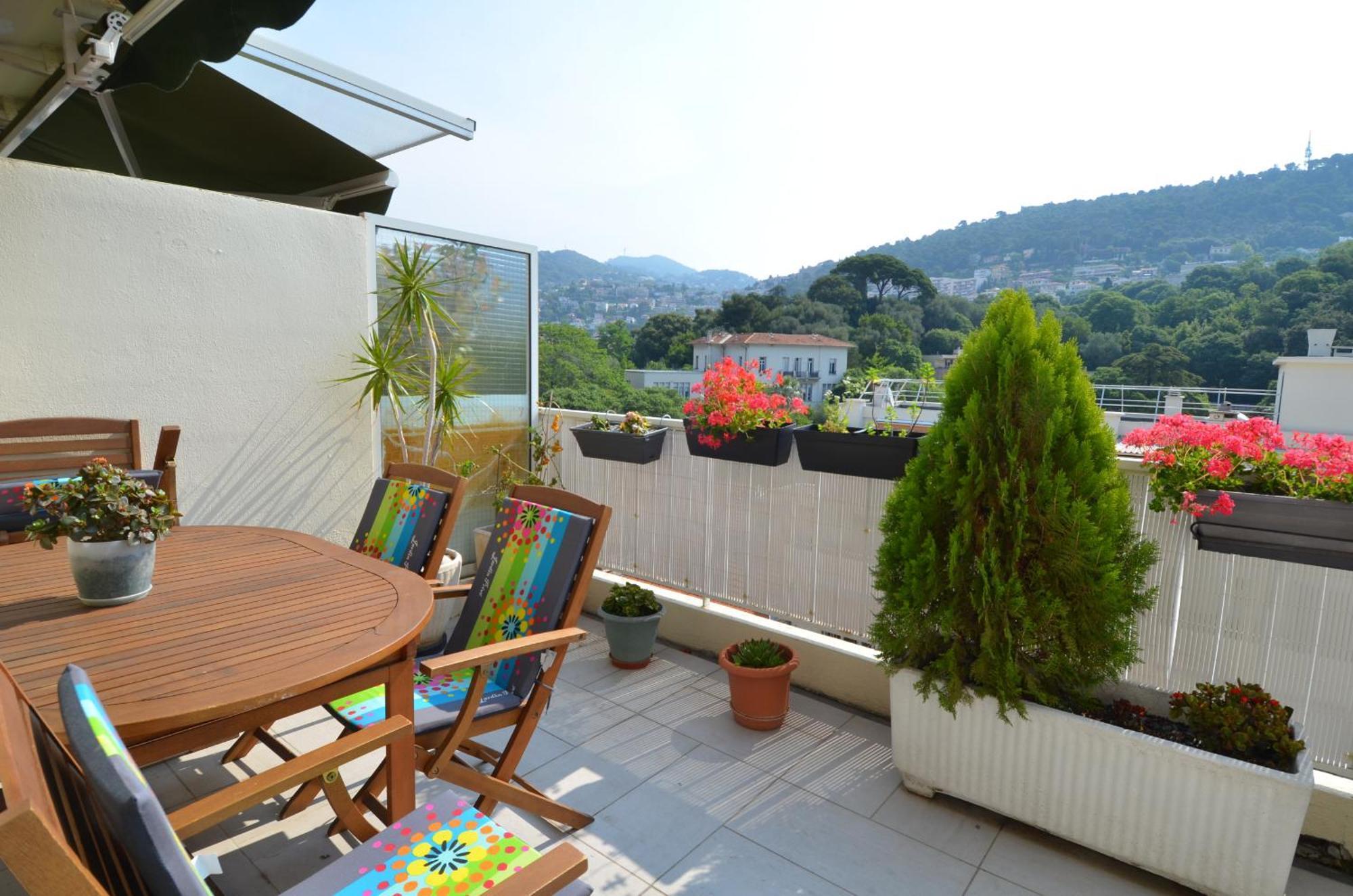 Phoenix - Appartement 4 Personnes Avec Superbe Terrasse, Clim Et Parking Le Port De Nizza Kültér fotó