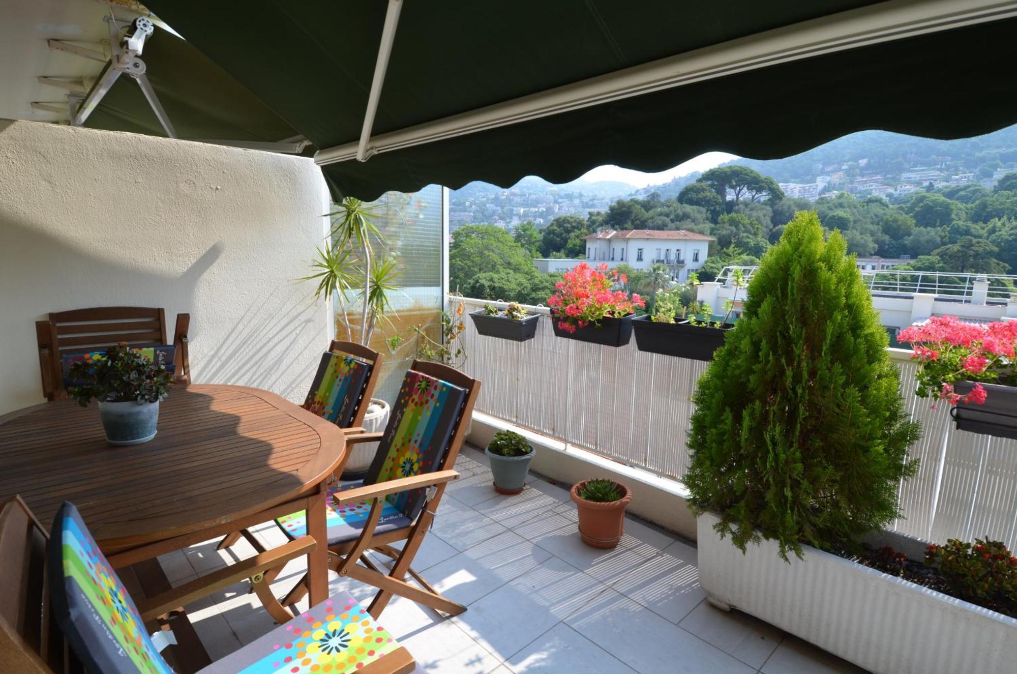 Phoenix - Appartement 4 Personnes Avec Superbe Terrasse, Clim Et Parking Le Port De Nizza Kültér fotó